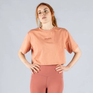 Camiseta Crop Oversize Mujer PICSIL