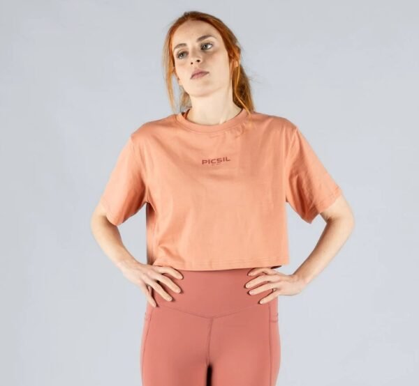 Camiseta Crop Oversize Mujer PICSIL